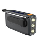 Radio Extralink Radio De Emergencia Bluetooth Solar Con Manivela Dinamo Powerbank 4000mah Con