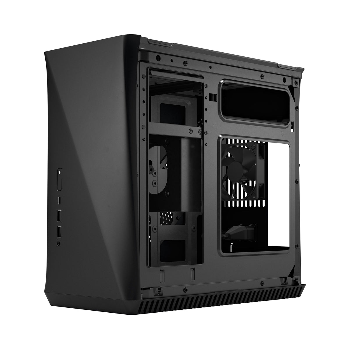 Caja Pc Fractal Design Era Itx Carbon Tg Fractal Design Era Itx, Midi-Tower, Pc, Aluminio, Acero, Vidrio Templado, Carbono, Itx, 12 Cm