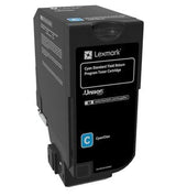 EAN 0734646614351 - Lexmark 74C2SC0 cartucho de tóner 1 pieza(s) Original Cian imagen 1
