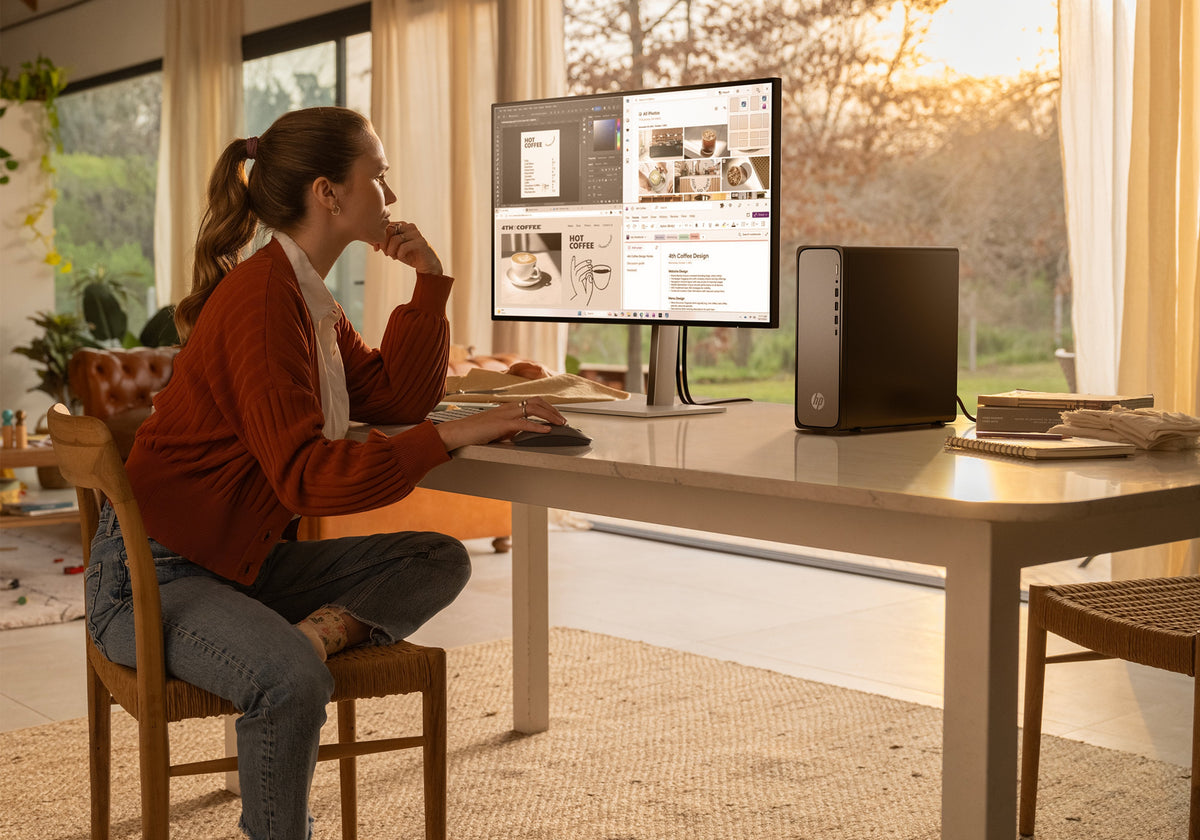 Pc Sobremesa Hp Omnidesk Slim S04-0001ns Amd Ryzen 7 7445hs 12gb 512gb Ssd Radeon 740m Freedos Wifi6