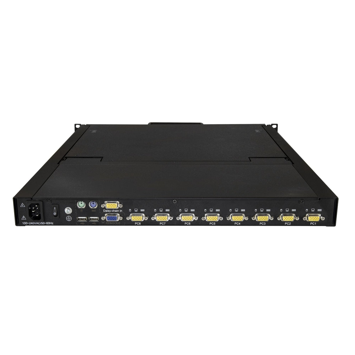 Startech.Com Consola Para Armario Rack Con Kvm De 8 Puertos Vga Y Pantalla Lcd De 19 Pulgadas - 1u