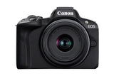 Canon Eos R50, Black + Rf-S 18-45 Is Stm + Rf-S 55-210mm F5-7.1 Is Stm Kit Milc 24,2 Mp Cmos 6000 X 4000 Pixeles Negro