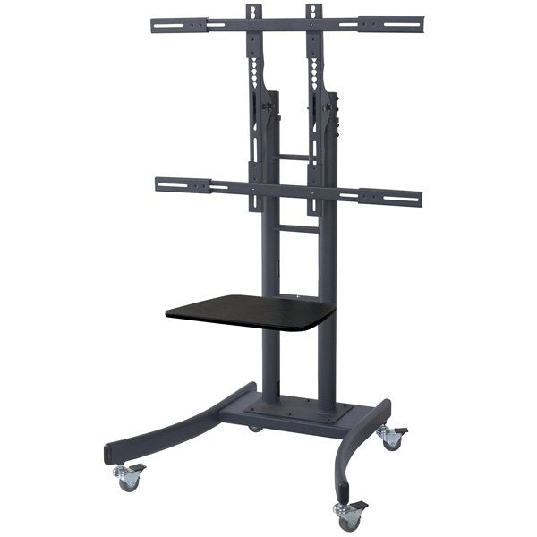Value Lcd- Tv-Rollstnder Schwarz Bis 125kg 81,28cm 32zoll Bis 254cm 100zoll