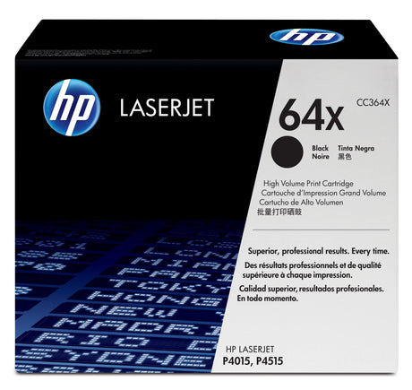 EAN 0193808111822 - HP 64X High Yield Black Original LaserJet Toner Cartridge cartucho de tóner 1 pieza(s) Negro imagen 1