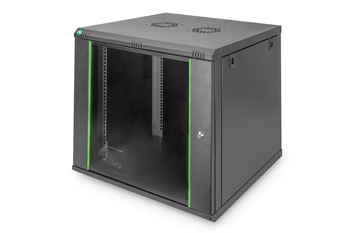 EAN 4016032257820 - Digitus DN-19 12U-6/6-EC-SW armario rack Bastidor de pared Negro imagen 1