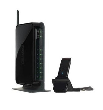 Netgear Dgnb1100-100pes Kit Modem Router Adsl2+ Wifi 150mbps. Incluye Tarjeta Wireless Usb 11n 150mbps, Todo En La Misma Caja.