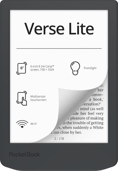 EAN 7640152097584 - PocketBook Verse Lite lectore de e-book Pantalla táctil 8 GB Wifi Gris imagen 1