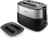 EAN 8720389013744 - Philips Daily Collection HD2517/90 tostadora 8 2 rebanada(s) 900 W Negro, Plata imagen 3