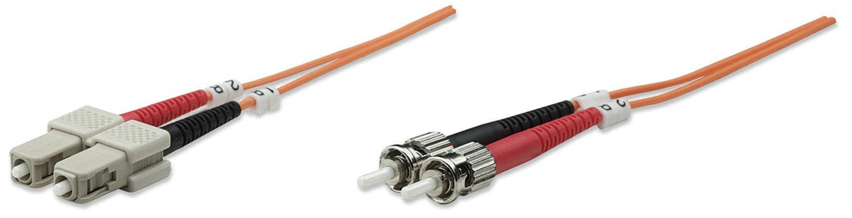 Intellinet 2.0m St-Sc M/M Cable De Fibra Optica 2 M Om2 Naranja