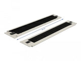 Delock Tira De Cepillo Para Administración De Cables De 19 " Sin Herramientas 2u Gris