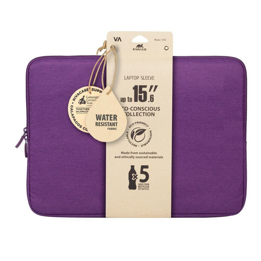 Funda Rivacase 7705 Suzuka Eco Para Portátil 15.6" Lila