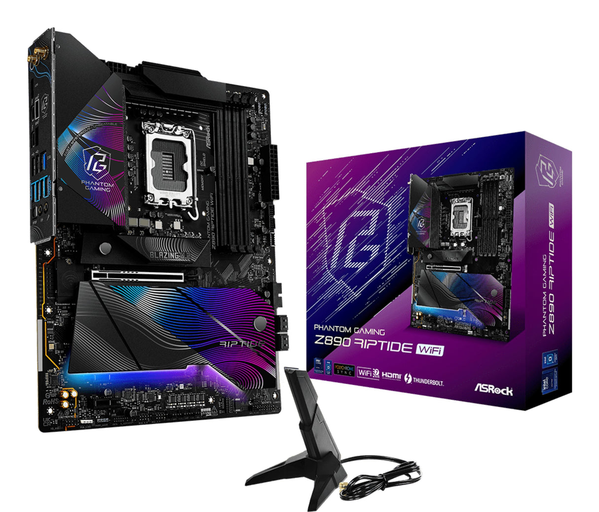 EAN 4710483949647 - Asrock Z890 Riptide WiFi Intel Z890 LGA 1851 (Socket V1) ATX imagen 1