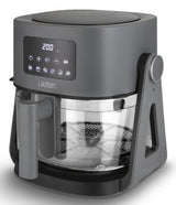 Freidora Lauben Lbafmggaf55ba Sencillo 5,5 L 1500 W Freidora De Aire Caliente Gris