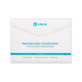Loklik Bedruckbares Vinyl-Aufkleberpapier Matt A4 - 20er-Pack