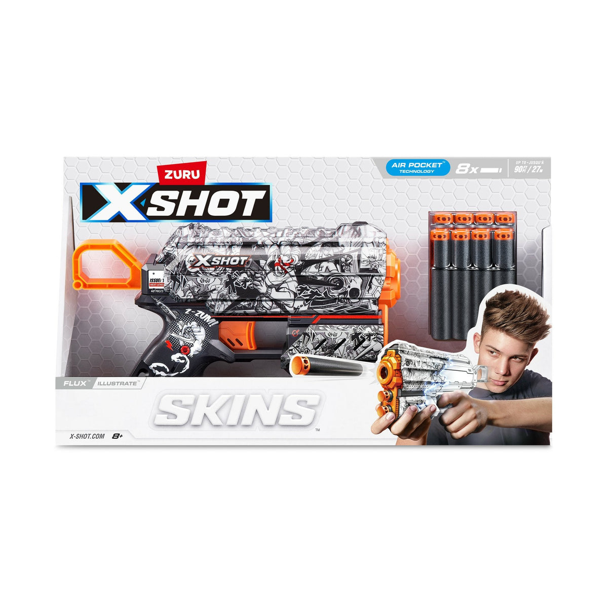 Zuru X-Shot - Flux Illustrate, Dart Blaster 36516d