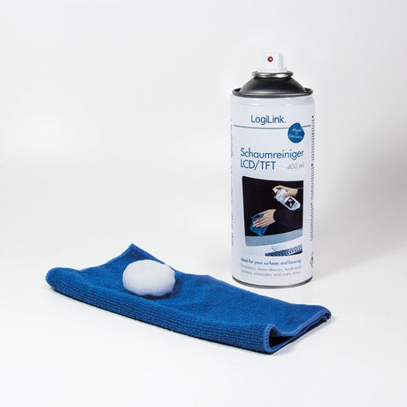 EAN 4052792038446 - LogiLink RP0012 kit de limpieza para computadora Metal / plástico Espray para limpieza de equipos 400 ml imagen 2