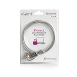 Ewent Candado Seguridad Para Portatil Con Combinacion  1,5m Ew1241