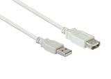EAN 4014619675722 - Alcasa USB 2.0 AM/AF 1m cable USB USB A Blanco imagen 1
