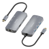 EAN 8435739901748 - AISENS ASUC-6P019-GR base para portátil y replicador de puertos Alámbrico USB 3.2 Gen 1 (3.1 Gen 1) Type- imagen 3
