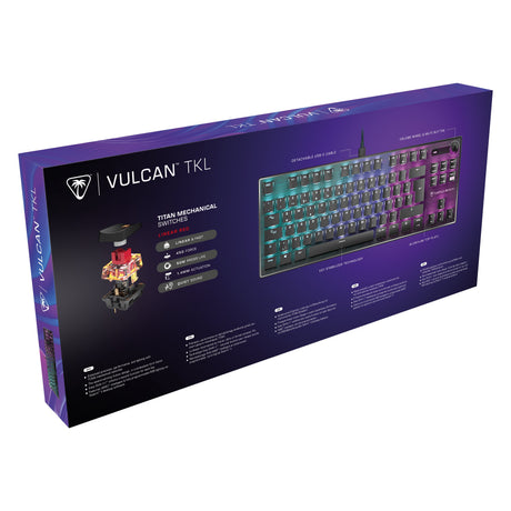 EAN 0731855220038 - Turtle Beach Vulcan TKL teclado Juego USB QWERTZ Alemán Negro imagen 9