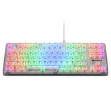 Sharkoon Crystal Shark, Teclado De Juegos White, De-Layout, Ktt 4044951040131
