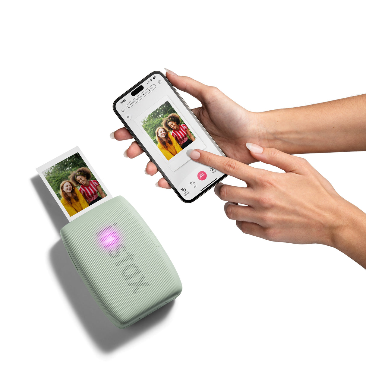 Fujifilm Instax Mini Link 3 Impresora Portatil Instantanea Bluetooth 5.1 - Impresiones En 5,1x7,6cm - Verde