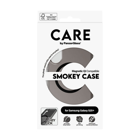EAN 5715685016738 - PanzerGlass CARE™ by ® Urban Combat Case Smokey w. Black Qi Compatible Samsung Galaxy S25+ funda para tel imagen 3
