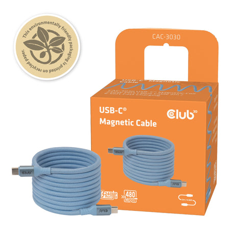 EAN 8719214473594 - CLUB3D CAC-3030 cable USB 2 m USB C 0,48 Gbit/s 240 W Azul imagen 7