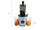 Exprimidor Sam De Lento Desollosado, Plata/Negro, 200 Vatios, Recipiente De Jugo 1 Litro 78275