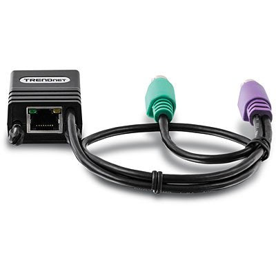 Trendnet Tk-Cat5p Adaptador De Cable 2x Ps/2 M Vga M, Rj-45 F Negro
