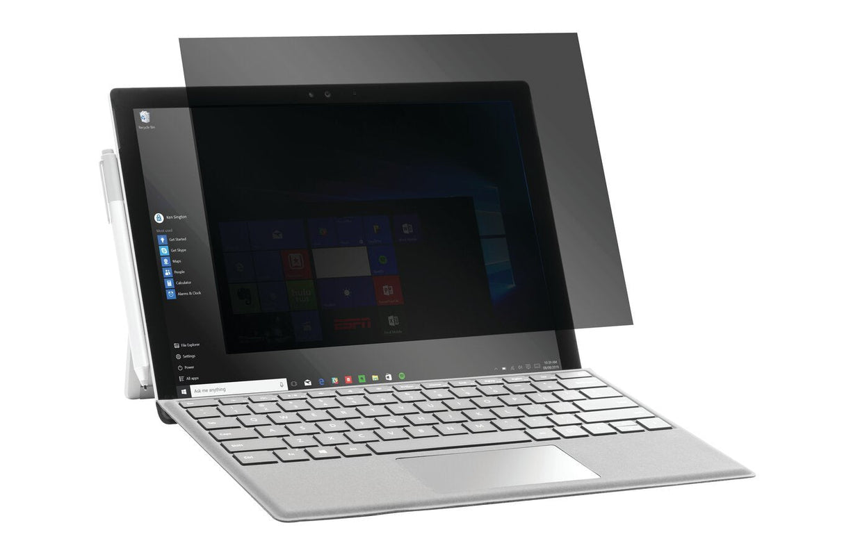 Kensington Filtros De Privacidad Extraíble 2 Vías Para Microsoft Surface Go Negro, 25,6 Cm (10.1"), Tableta, Filtro De Privacidad Para Pantallas Sin Marco, Privacidad, 30 G