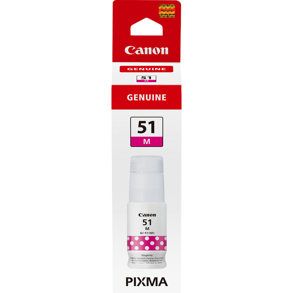 Botella De Tinta Original Canon Gi-51 Magenta