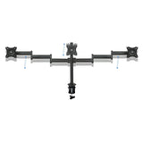 Tooq Soporte De Mesa Con Brazos Articulados Para 3 Monitores De 13"-27" - Giratorio E Inclinable - Gestion De Cables -