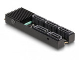 Delock Convertidor M.2 2280 Key B+M Macho A 5 X Sata Con Kühlkörper
