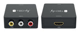 Techly Idata Spdif-6e3 Convertidor Av De Video Y Audio Compuesto 3x Rca A Hdmi 1080p