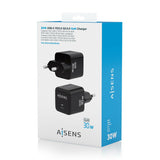 EAN 8435739901274 - AISENS ASCH-30W1P036-BK cargador de dispositivo móvil Universal Corriente alterna Carga rápida Interior imagen 6