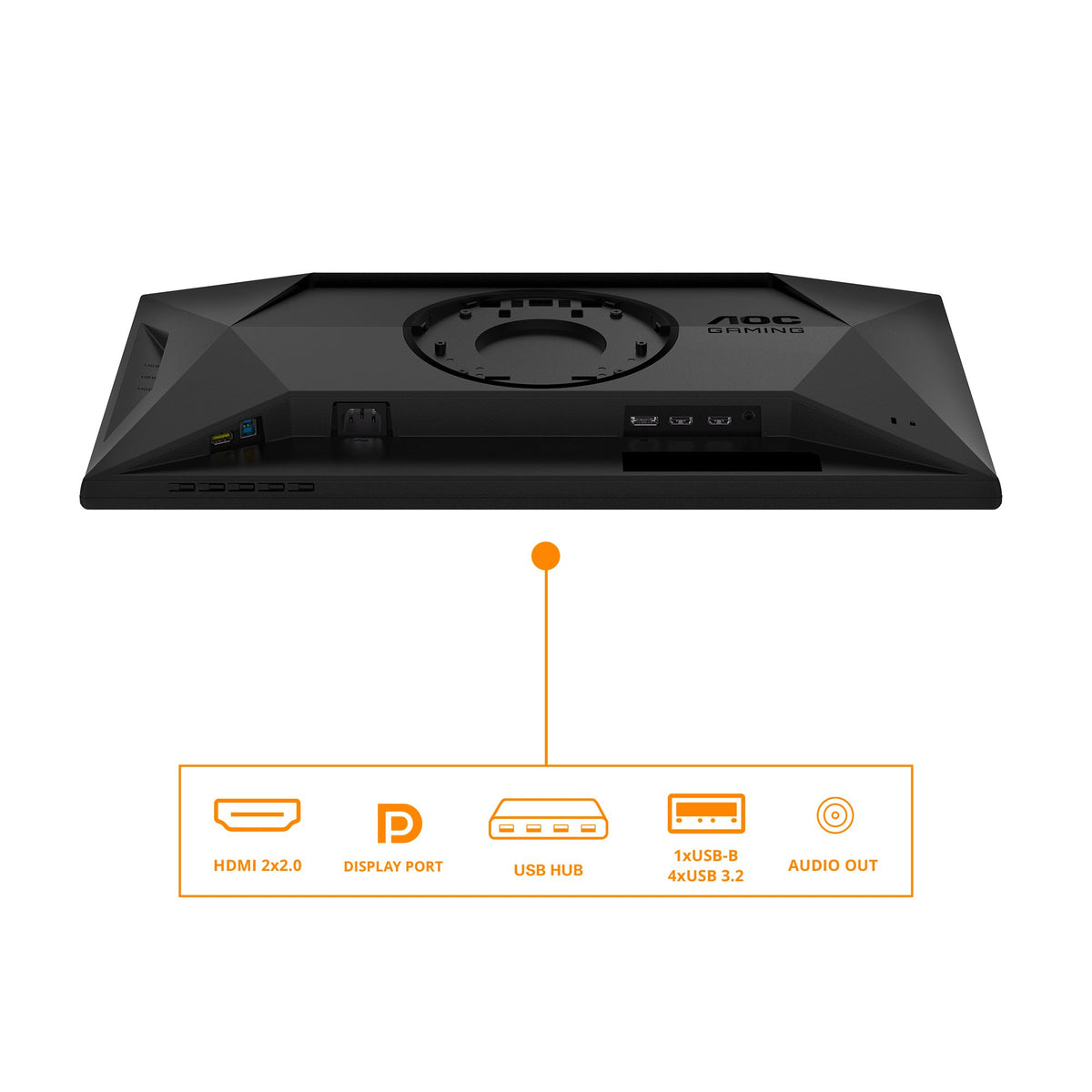 EAN 4038986182577 - AOC G4 25G4SXU pantalla para PC 62,2 cm (24.5") 1920 x 1080 Pixeles Full HD LED Negro, Gris imagen 3