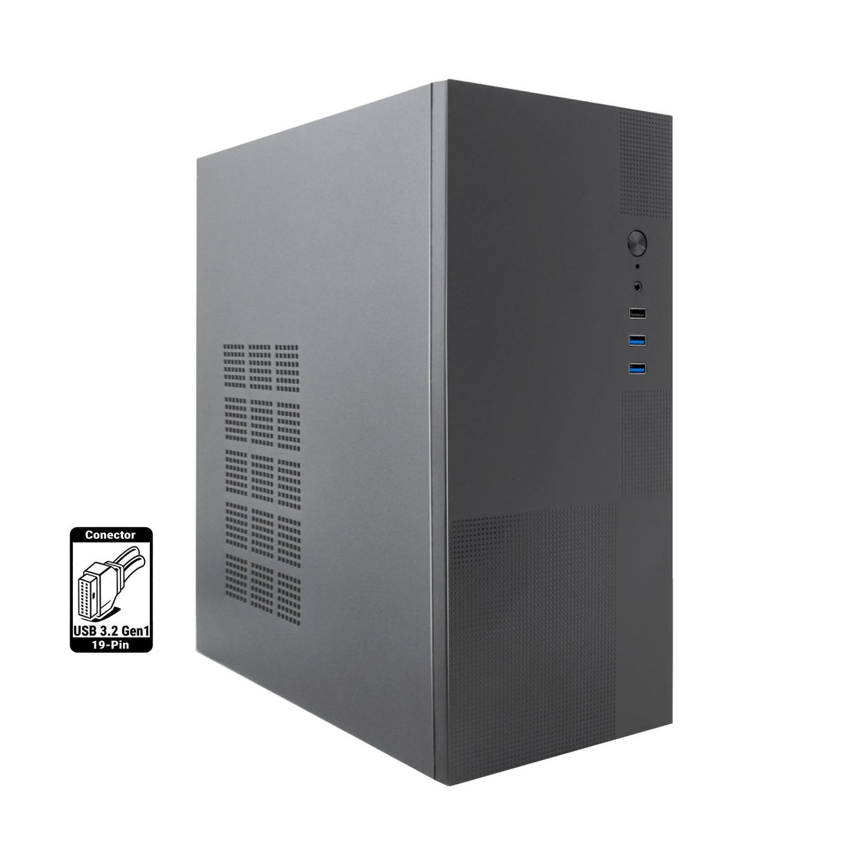 Coolbox Caja Pc M440 Matx + Fuente Force500 80+ Bronze