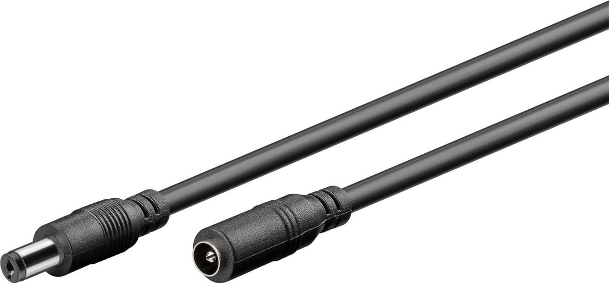 EAN 4040849766718 - Goobay 76671 cable de transmisión Negro 5 m 5.5 x 2.1 mm imagen 1