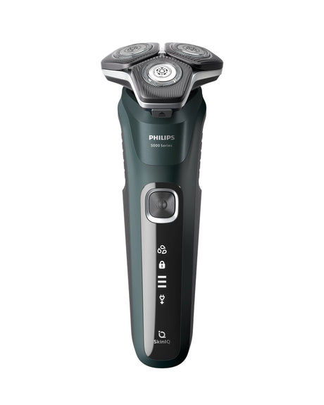 EAN 8720689008983 - Philips SHAVER Series 5000 S5884/50 afeitadora Máquina de afeitar de rotación Recortadora Negro, Verde imagen 2