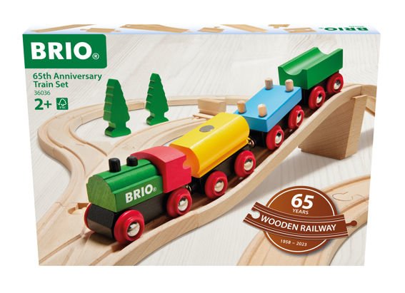 Brio 65 Jahre Holzeisenbahn Jubiläums-Zugset 63603600