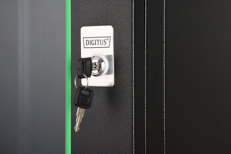 EAN 4016032257806 - Digitus DN-19 09U-6/6-EC-SW armario rack 9U Bastidor de pared Negro imagen 9