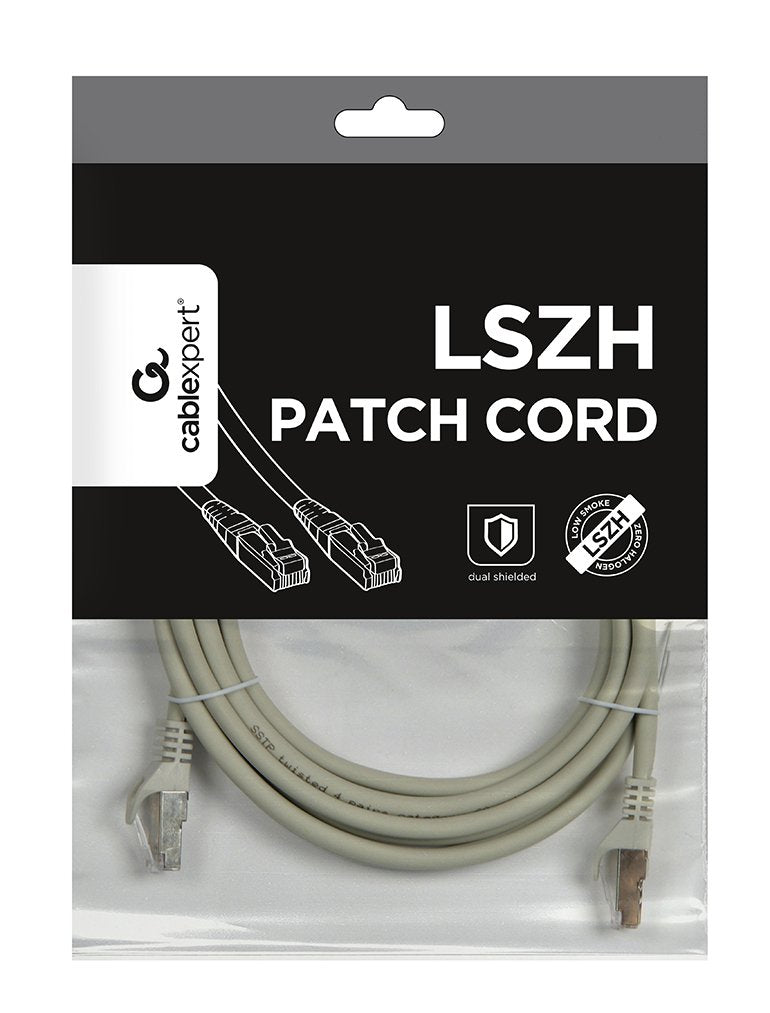 EAN 8716309098601 - Gembird PP6A-LSZHCU-3M cable de red Gris Cat6 S/FTP (S-STP) imagen 3