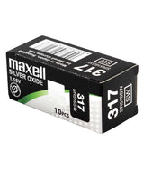 Maxell Pila Oxido Plata (317) Sr516sw Caja 10 Ud Eu 0% Mercurio