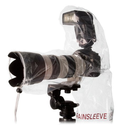 Op/Tech Usa Rainsleeve Cubierta Impermeable Para Cámaras Cámara Dslr