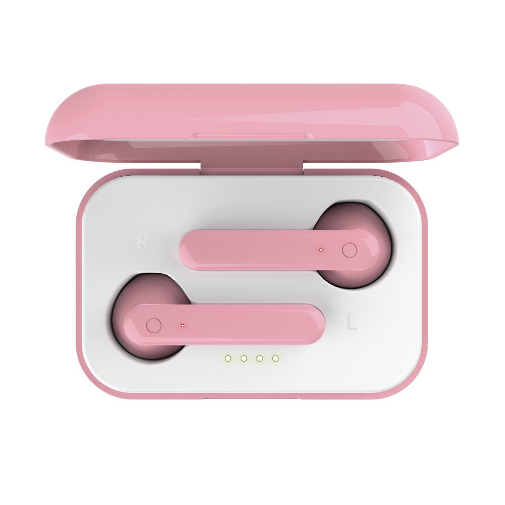 Auriculares Bluetooth Trust Primo Touch Con Estuche De Carga Autonomía 4h Rosas
