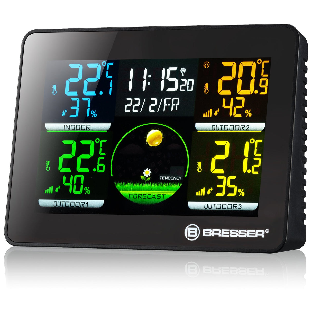 Bresser Thermo-/Hygrometer Quadro Nlx