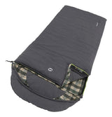 Saco De Dormir Outwell Camper Cremallera Izquierda Gris