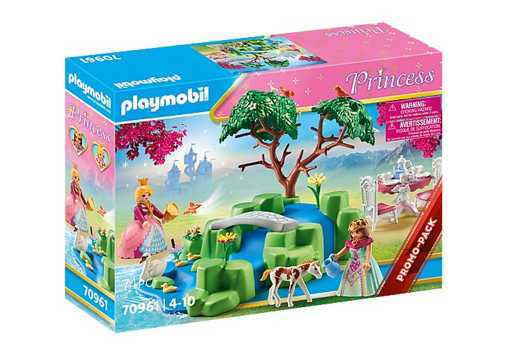 Playmobil Princesa Princesa Picnic Con Potro Juguete De Construcción (70961)