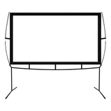 Pantalla De Proyección Portátil Approx Apppb120c 267 X 150cm